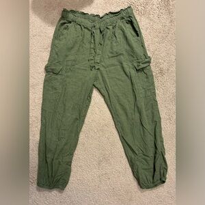 Aerie Linen Blend Jogger Pant